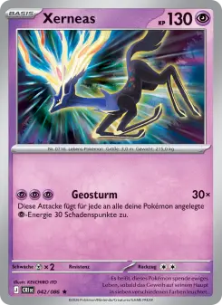 Pokémon-Karte Xerneas 042/086