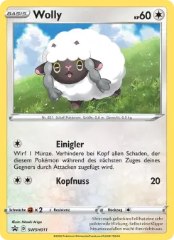 Pokémon-Karte Wolly SWSH011