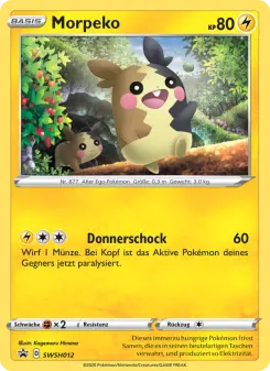 Pokémon-Karte Morpeko SWSH012