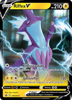 Pokémon-Karte Riffex V SWSH017