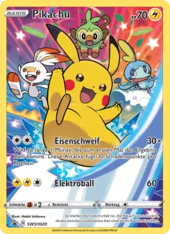 Pokémon-Karte Pikachu SWSH020