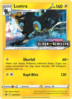 Pokémon-Karte Luxtra SWSH023