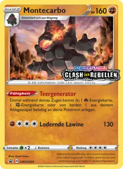Pokémon-Karte Montecarbo SWSH024