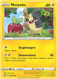 Pokémon-Karte Morpeko SWSH031