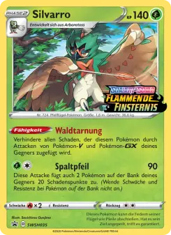 Pokémon-Karte Silvarro SWSH035