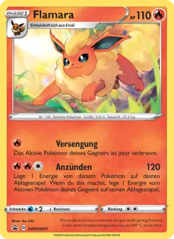 Pokémon-Karte Flamara SWSH041