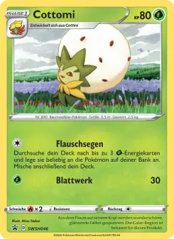 Pokémon-Karte Cottomi SWSH046