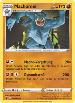 Pokémon-Karte Machomei SWSH053