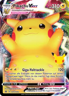 Pokémon-Karte Pikachu VMAX SWSH062