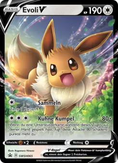 Pokémon-Karte Evoli V SWSH065