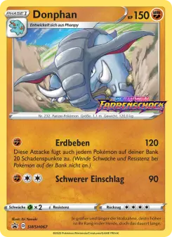 Pokémon-Karte Donphan SWSH067