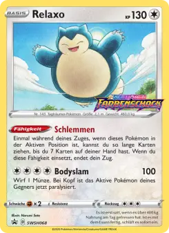 Pokémon-Karte Relaxo SWSH068