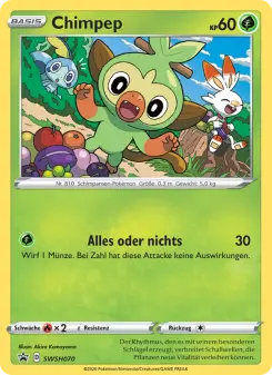 Pokémon-Karte Chimpep SWSH070