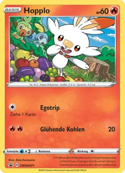 Pokémon-Karte Hopplo SWSH071