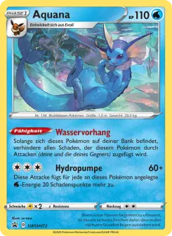 Pokémon-Karte Aquana SWSH072