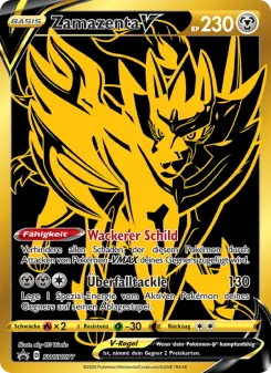 Pokémon-Karte Zamazenta V SWSH077