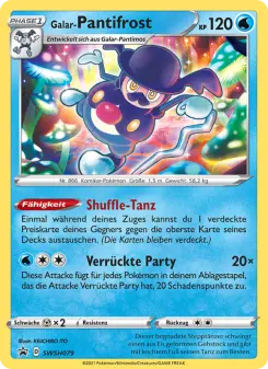 Pokémon-Karte Galar-Pantifrost SWSH079