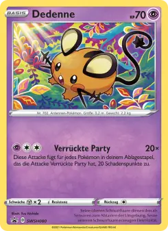Pokémon-Karte Dedenne SWSH080