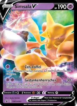 Pokémon-Karte Simsala V SWSH083
