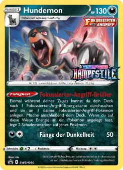 Pokémon-Karte Hundemon SWSH090