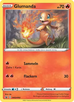 Pokémon-Karte Glumanda SWSH092