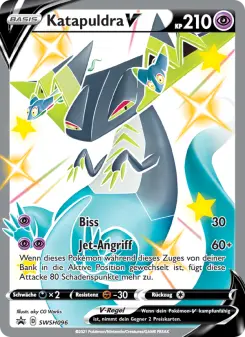 Pokémon-Karte Katapuldra V SWSH096