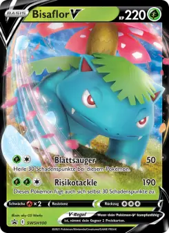 Pokémon-Karte Bisaflor V SWSH100