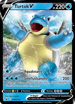 Pokémon-Karte Turtok V SWSH101