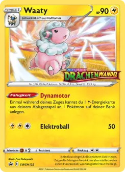 Pokémon-Karte Waaty SWSH122