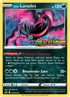 Pokémon-Karte Galar-Lavados SWSH125