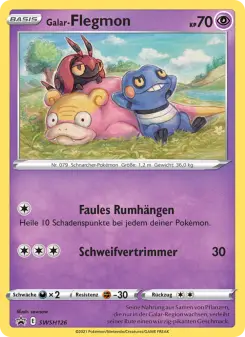 Pokémon-Karte Galar-Flegmon SWSH126