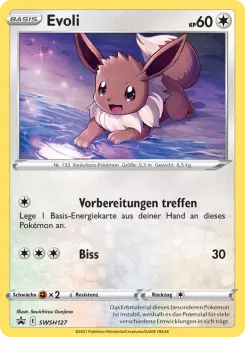 Pokémon-Karte Evoli SWSH127