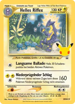 Pokémon-Karte Helles Riffex SWSH137