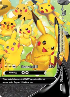 Pokémon-Karte Pikachu V-UNION SWSH142