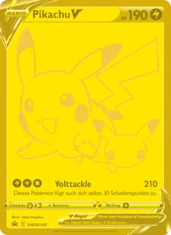Pokémon-Karte Pikachu V SWSH145