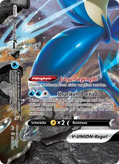 Pokémon-Karte Quajutsu V-UNION SWSH157