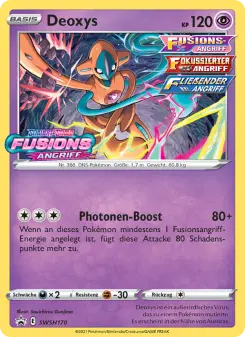 Pokémon-Karte Deoxys SWSH170