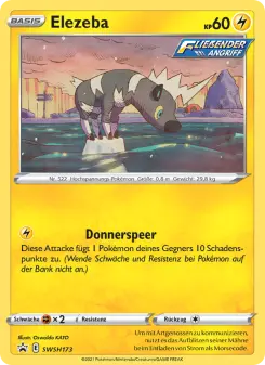 Pokémon-Karte Elezeba SWSH173