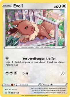 Pokémon-Karte Evoli SWSH175