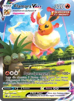 Pokémon-Karte Flamara VMAX SWSH180