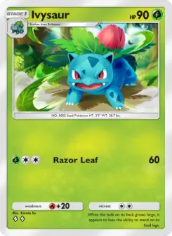 Pokémon-Karte Ivysaur 002/226