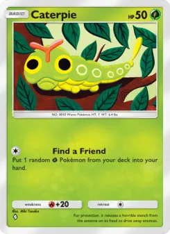Pokémon-Karte Caterpie 005/226