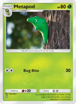 Pokémon-Karte Metapod 006/226