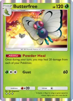 Pokémon-Karte Butterfree 007/226