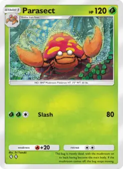 Pokémon-Karte Parasect 015/226
