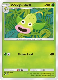Pokémon-Karte Weepinbell 019/226