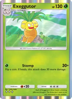 Pokémon-Karte Exeggutor 022/226