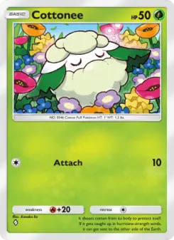 Pokémon-Karte Cottonee 027/226
