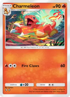 Pokémon-Karte Charmeleon 034/226