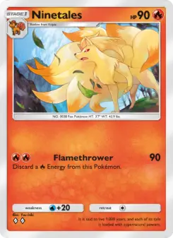 Pokémon-Karte Ninetales 038/226